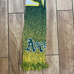 A’s fan scarf never worn
